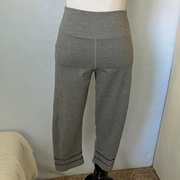 bebe Pants - Bebe Sports Gray Carpi Workout Sport Leggings